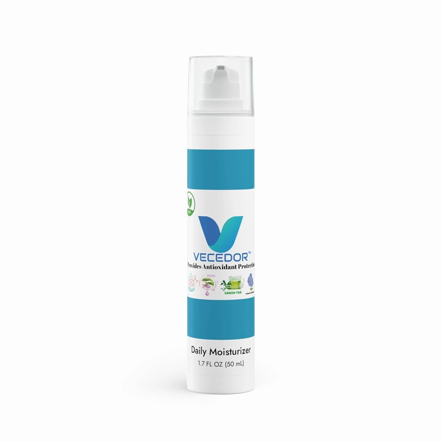 Face Moisturizer 1.7oz – Lightweight Hydrating Cream for Glowing Skin, All Day Hydration for All Skin Types