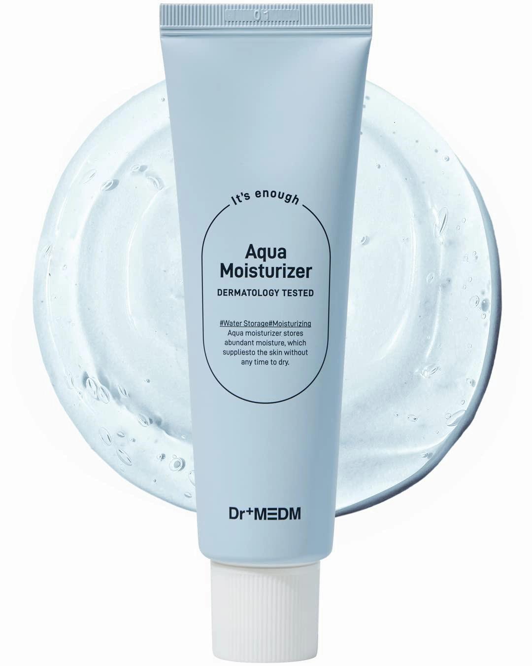 Facial Aqua Moisturizer, Calming Face Gel Cream, Strengthen Moisture Barrier & Restore Vitality, Use as Water-gloss Makeup or Sleeping Pack, 1.69 fl.oz.