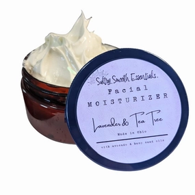 Facial Moisturizer - Original Lavender Tea Tree, Hemp   Avocado Oils, Deep and Nourishing facial treatment. (2 fl. oz)