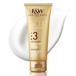 FAIR & WHITE Gold Hand Cream - 4.4 Fl oz / 125 ml - Formulated to Remove Stretch Marks with Shea Butter and Glycerin