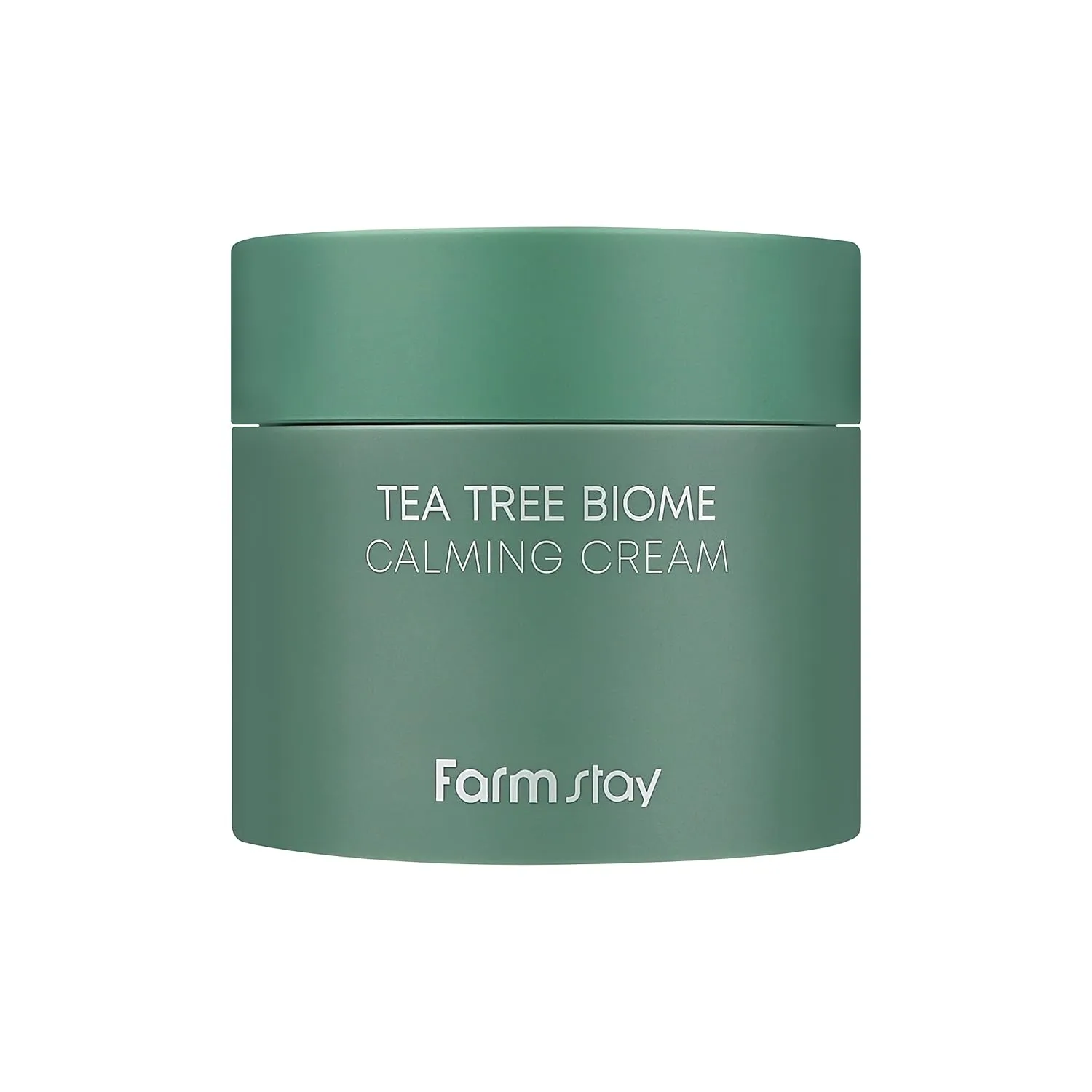 FARMSTAY TeaTree Biome Calming Cream - Day & Night Daily Face Moisturizer cream for Women & Men, Calming & Hydrating Cream for Dry, Sensitive, Itchy Skin, Acne, Korean Skin Care 2.70 Fl. Oz / 80ml