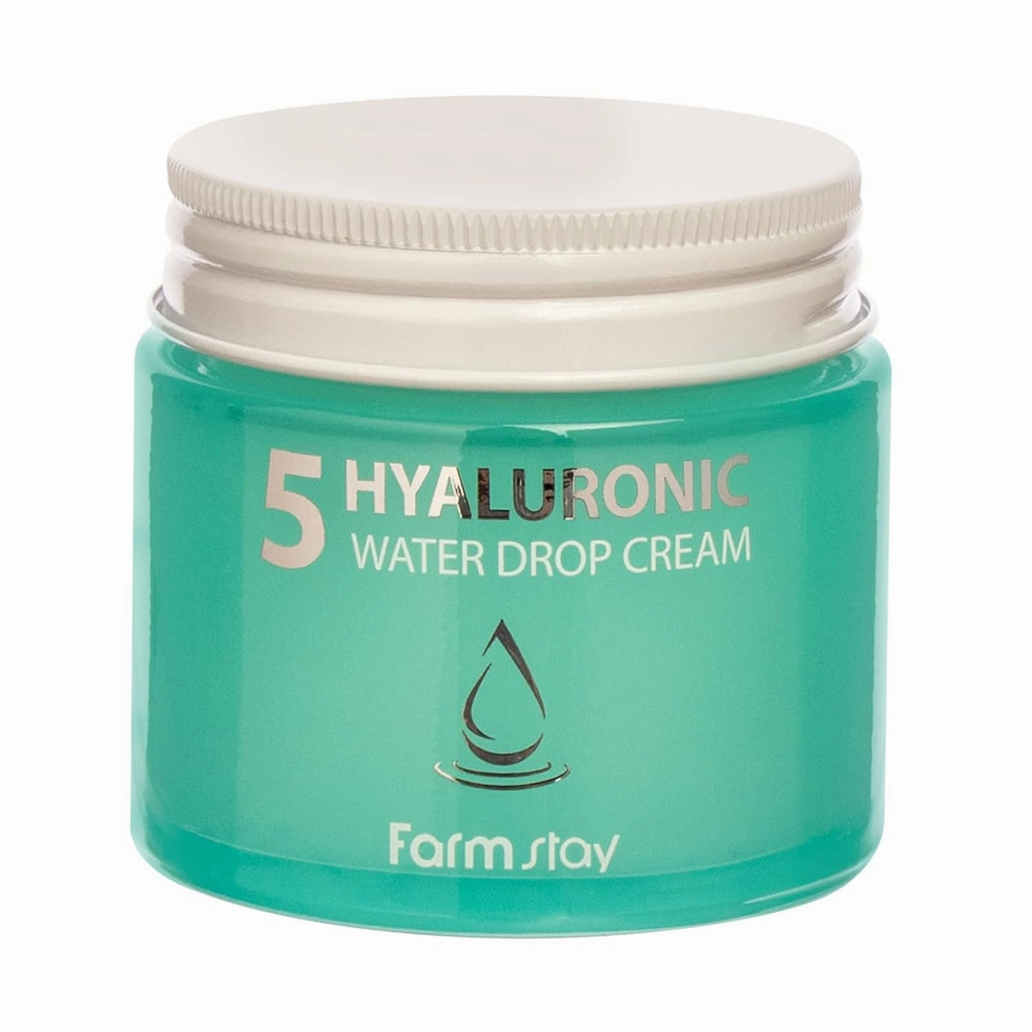 FARMSTAY Hyaluronic 5 Water Drop Cream - Hyaluronic Acid Cream for Full-Day Hydration - Moisturizing Face Cream for a Firm, Plump Complexion - 2.7 oz