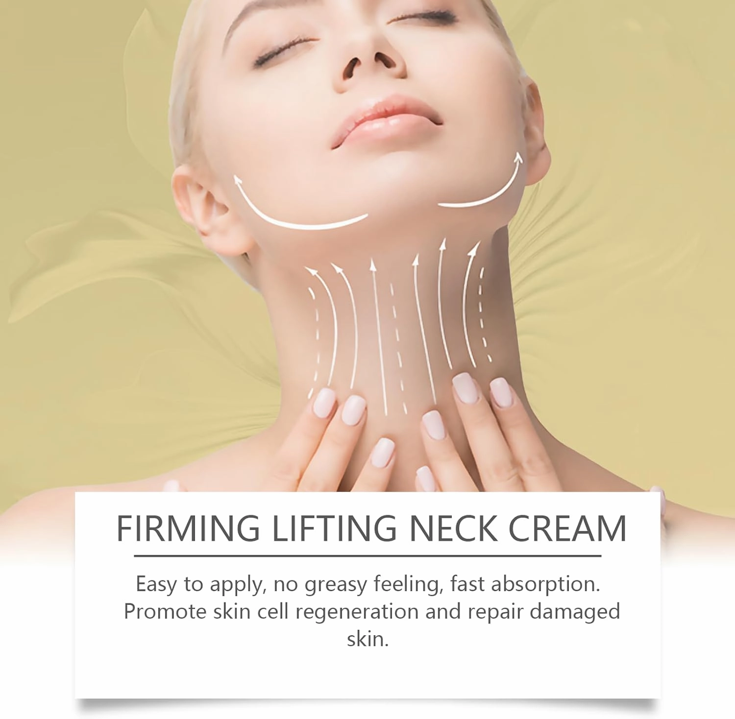 Firming Neck Cream - Firming Lifting Neck Cream | Neck Creams for Tightening and Firming, Lift and Tighten Skin, Nourishing and Hydrating(4pcs)