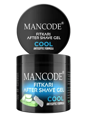 Fitkari After Shave Gel Cool for Men | Post Shave Gel | Treats Aftershave Cuts; Wounds; Razor Burn | Skin Irritation | Refreshing Aqua Fragrance | Alcohol Free After Shave 100gm (Pack of 1)