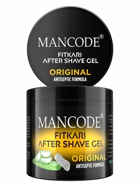 Fitkari After Shave Gel Original for Men | Post Shave Gel | Treats Aftershave Cuts; Wounds; Razor Burn | Skin Irritation | Premium Fresh Fragrance | Alcohol Free After Shave 100gm (Pack of 1)