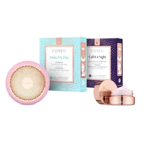 FOREO Hyper Hydra UFO 3 Bundle - Face Moisturiser Device   14 UFO Activated Masks   Hydrating Night Mask,0.5 Oz - Thermo & Cryo Treatmen - Skin Care