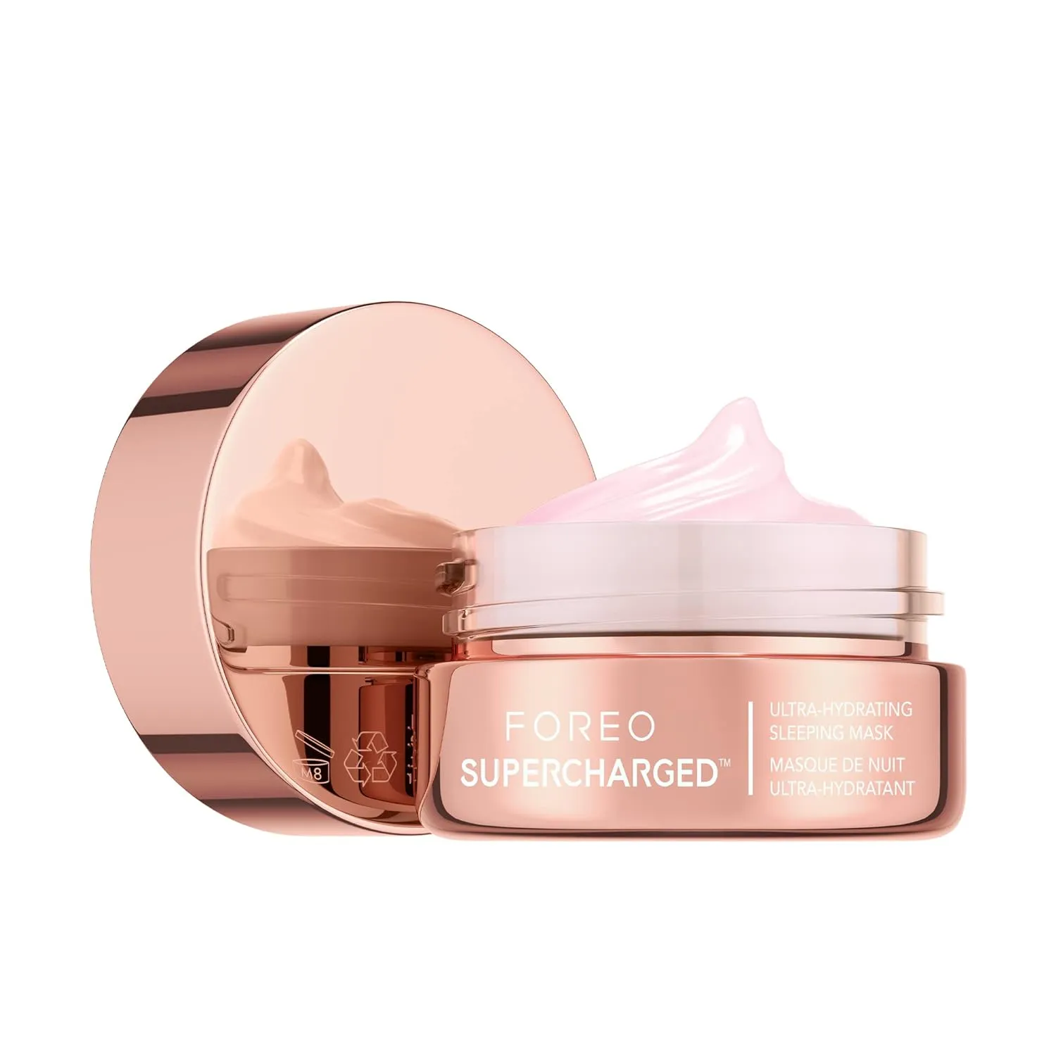 FOREO SUPERCHARGED Ultra hydrating Night Mask - Night Face Moisturizer - Deeply Replenishing Moisturizer Face Cream - Rejuvenating - Vegan - Cruelty & Gluten-Free - 2.5 oz