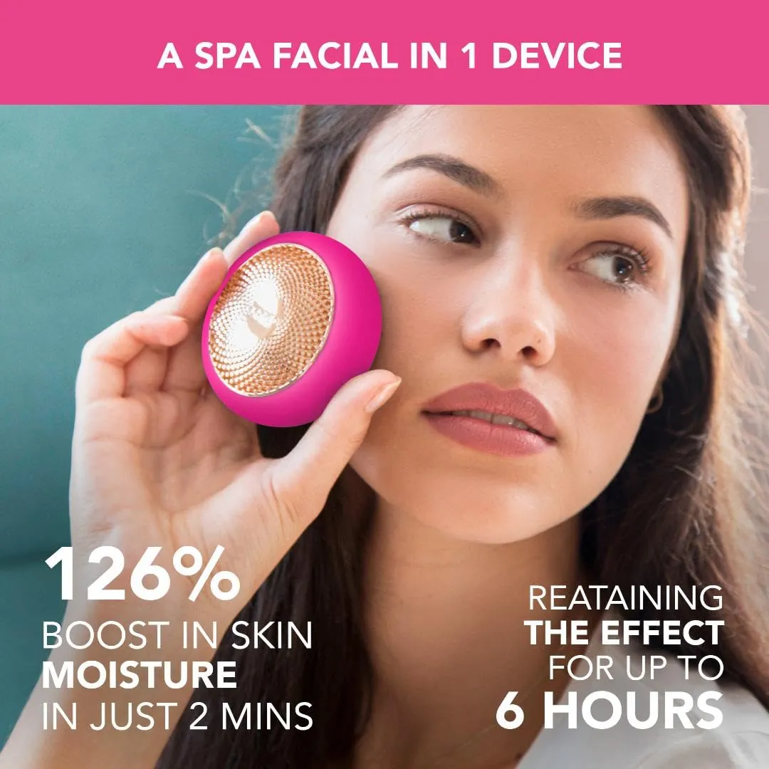 FOREO UFO 2 Supercharged Face Mask - Warming - Face Moisturizer - Dark Spot & Acne Scar Treatment for Face - Anti Aging – Nourishing – Fuchsia