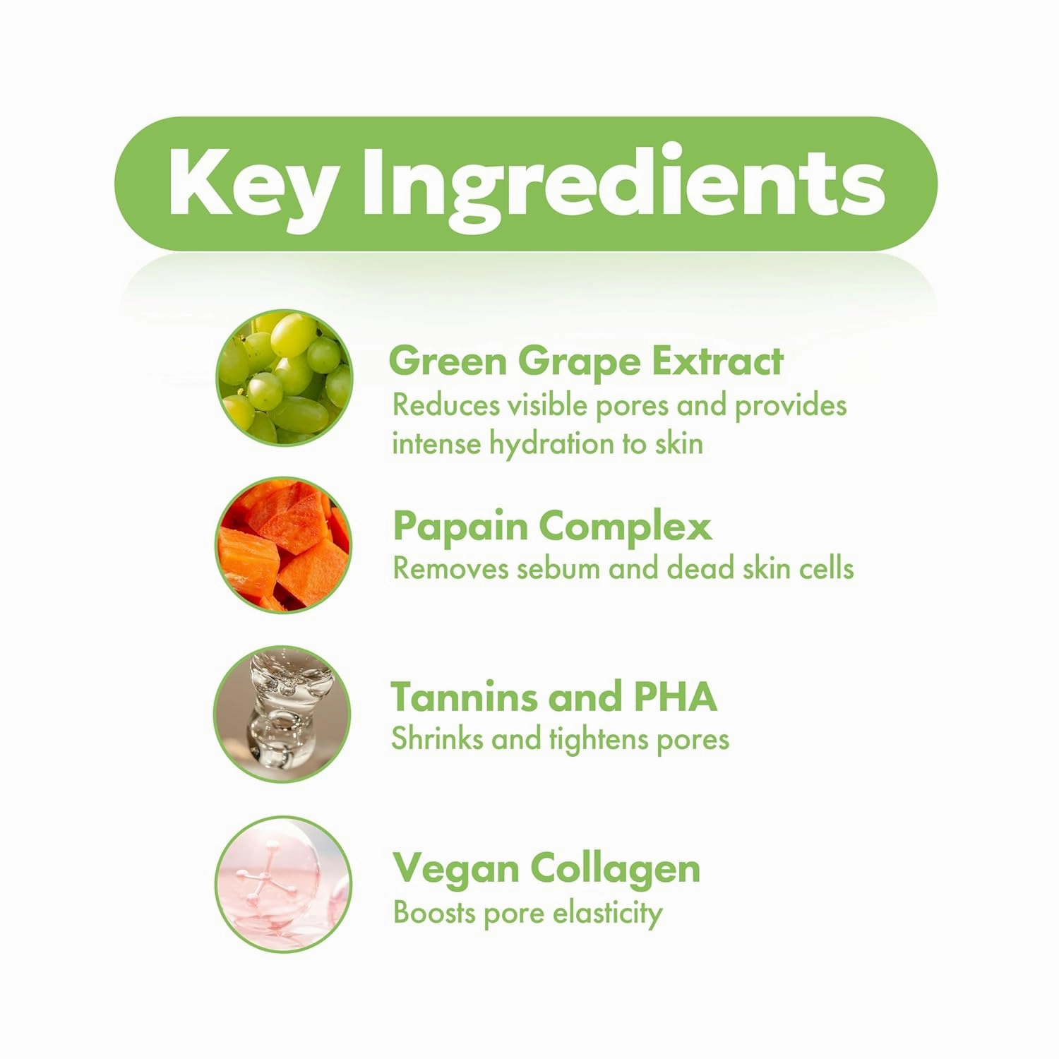 FRUDIA Green Grape Pore Control Face Cream, Vegan Korean Face Moisturizer w/81% Green Grape Extract, Tannin Pore Complex & Anti Sebum P for Pore Minimizing (1.94 fl oz)