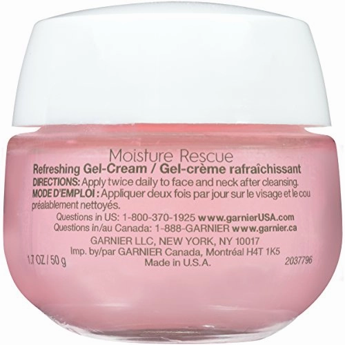 Garnier SkinActive Moisture Rescue Refreshing Gel-Cream for Dry Skin, Oil-Free, 1.7 Oz (50g), 1 Count (Packaging May Vary)