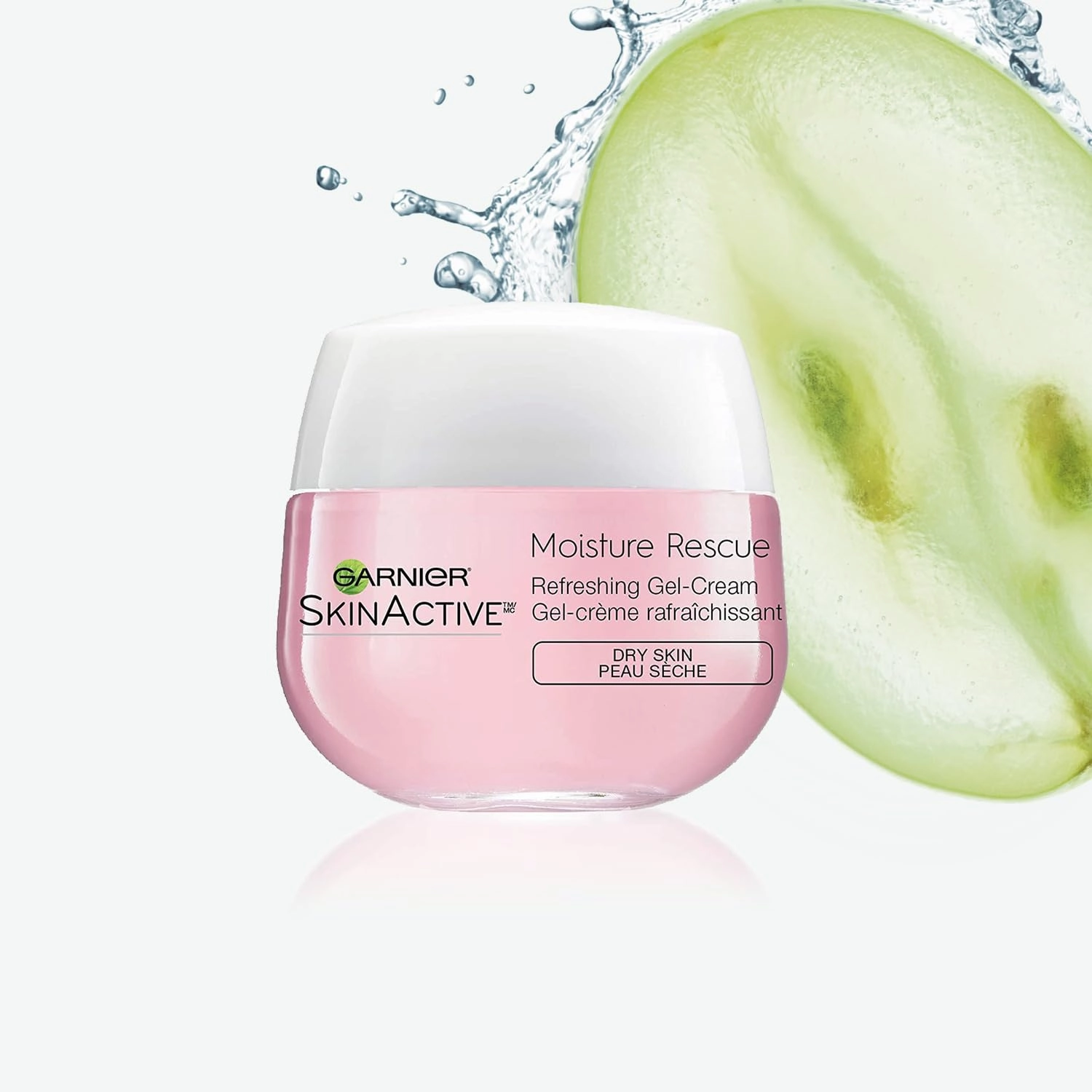 Garnier SkinActive Moisture Rescue Refreshing Gel-Cream for Dry Skin, Oil-Free, 1.7 Oz (50g), 1 Count (Packaging May Vary)
