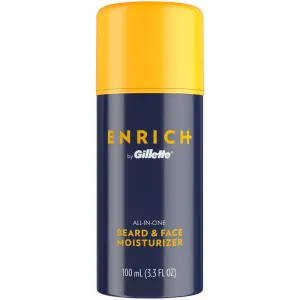 Gillette Enrich Beard & Face Moisturizer for Men - 3.3 fl oz