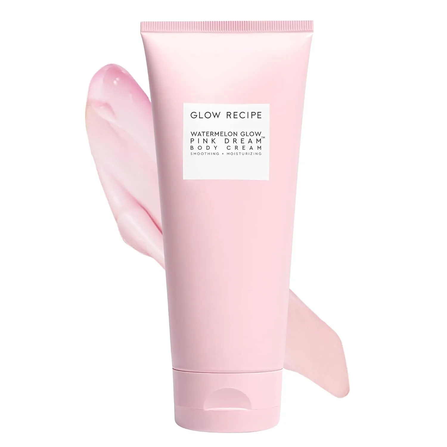 Glow Recipe Watermelon Glow Pink Dream Body Cream - Hyaluronic Acid for Skin Barrier Repair - Non Greasy Body Cream Brightening Moisturizer with Watermelon Seed Butter   AHA's (200ml)