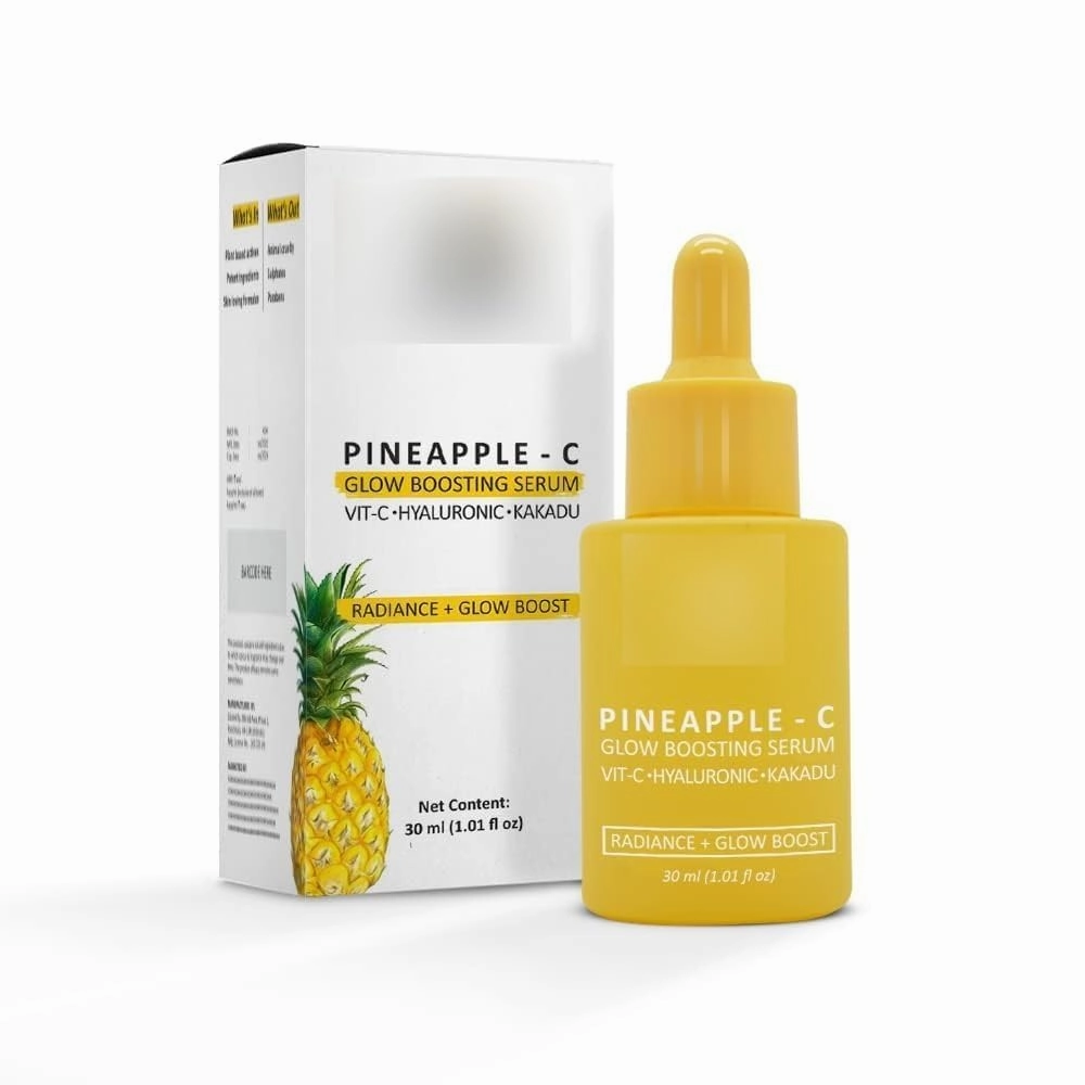 Glow Boosting Serum With Vitamin C, Hyaluronic And Kakadu I Non Irritating I Reduces Pigmentation | For Dull Uneven Skin | Face Serum 30 Ml