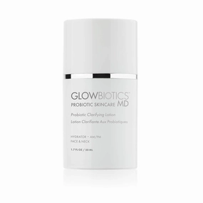 Glowbiotics Probiotic Clarifying Lotion – Lightweight Oil‑Control Moisturizer for Oily & Combination Skin, Shine‑Free Matte Finish, 1.7 fl oz