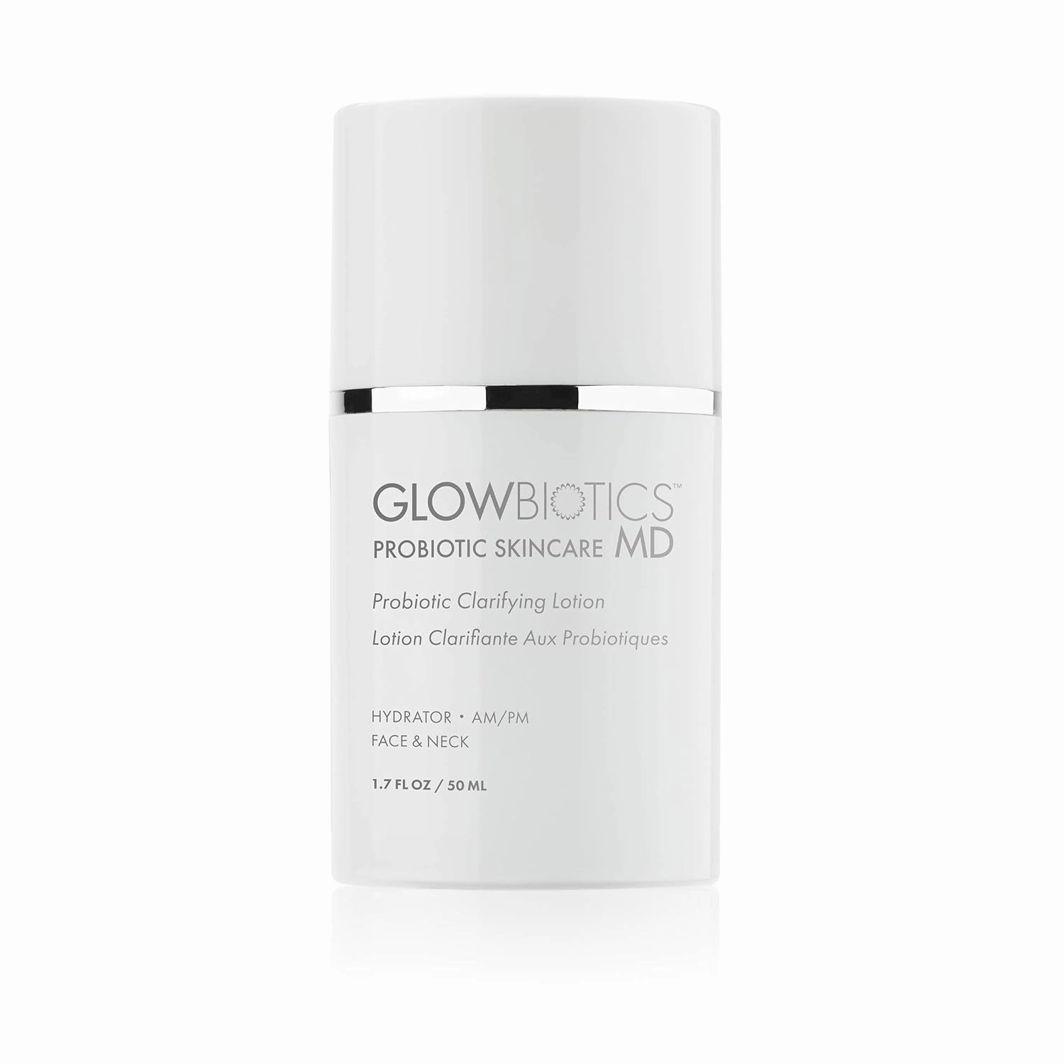 Glowbiotics Probiotic Clarifying Lotion – Lightweight Oil‑Control Moisturizer for Oily & Combination Skin, Shine‑Free Matte Finish, 1.7 fl oz