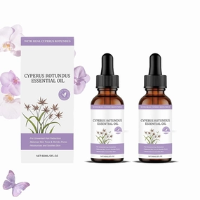 Glowoman - Cyperus Rotundus Oil, Cyperus Rotundus Oil for Hair Removal, Reduces Unwanted Hair Growth, Moisturizes & Soothes the Skin, Shrink Pores, Suitable for All Skin Types (2)