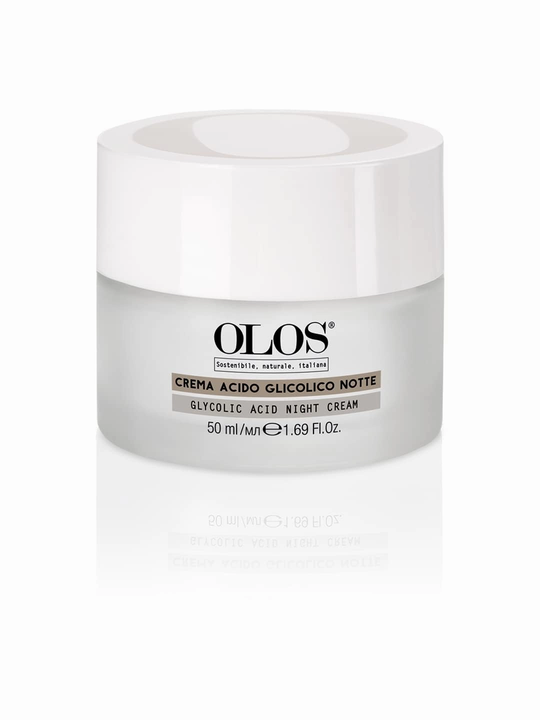 Glycolic Acid Night Cream, 1.7 oz - Intensive Night Cream with Shea Butter - Revitalizing and Renewing Skin - Deep Exfoliation Night Face Cream