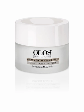 Glycolic Acid Night Cream, 1.7 oz - Intensive Night Cream with Shea Butter - Revitalizing and Renewing Skin - Deep Exfoliation Night Face Cream