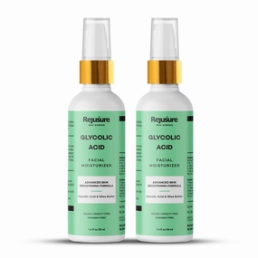 Glycolic Moisturiser Reduces Pigmentation, Dark Spots & Cream for Face - 50 ml (Pack of 2)