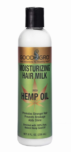 GOOD2GRO Moisturizing Hair Milk - 8oz | Adds Shine, Conditions, Restores & Repairs | De-Frizz & Anti-Breakage Formula for All Hair Types | Vegan & Cruelty-Free
