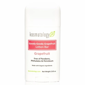 Goody-Goody Grapefruit Organic Moisturizing Lotion Bar | Vegan and Cruelty-Free | Mess-Free Moisturizer | Good for Sensitive Skin
