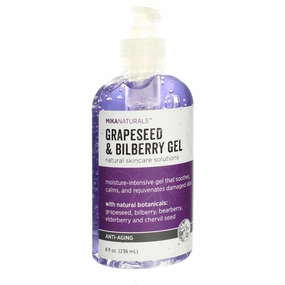 Grapeseed & Bilberry Gel | Anti-aging Moisturizer for Face & Body (8 oz.)