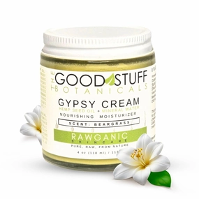 Gypsy Cream | Body and Face Moisturizer for Women | Body Cream for Dry Skin | Beargrass Body Lotion | Organic Hemp Oil & Hot Spring Water Facial Moisturizer - 4 oz