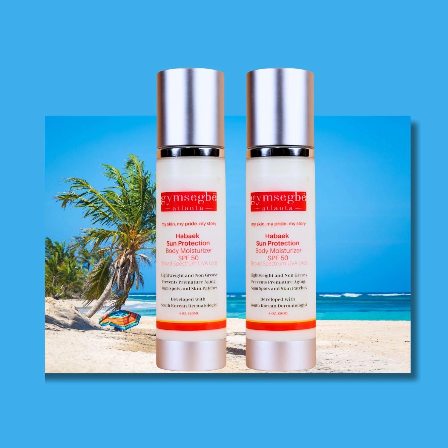 Habaek Sun Protection Body Moisturizer SPF50 Broad Spectrum