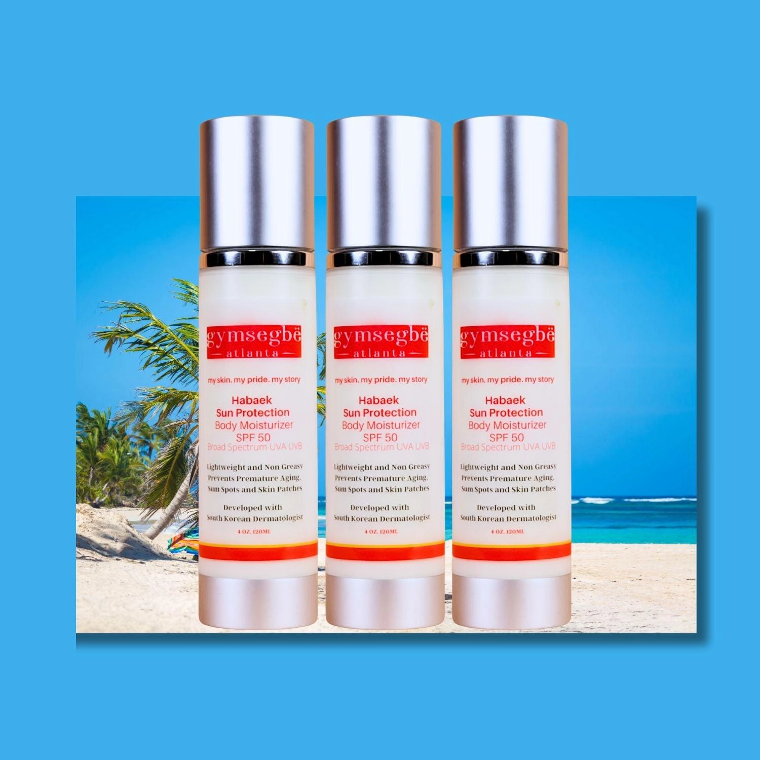 Habaek Sun Protection Body Moisturizer SPF50 Broad Spectrum