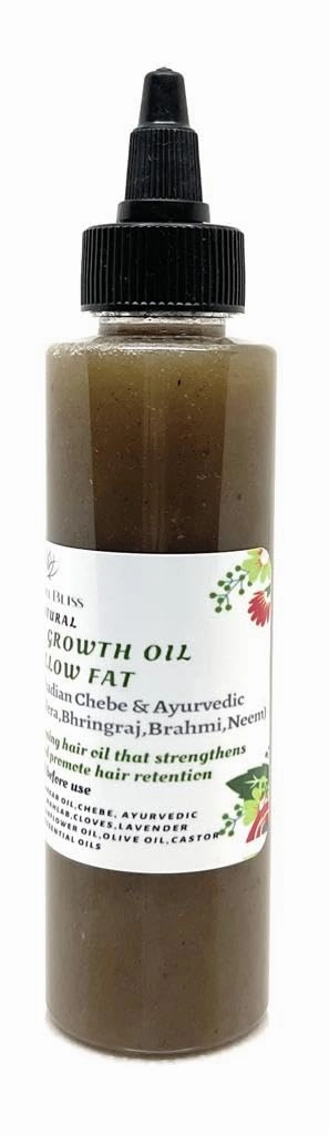 Hair Growth Oil with Croton Zambesicus & Tallow|Infused with Ayurvedic Herbs (4 oz)