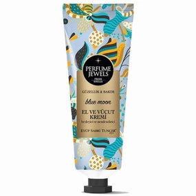 Hand and Body Cream, Paraben-Free, 50ml, Nourishing and Moisturizing Care, Active Natural Ingredient Composition, Four Seasons, Ecocert Certified (50 ml 5 Piece, Blue Moon)