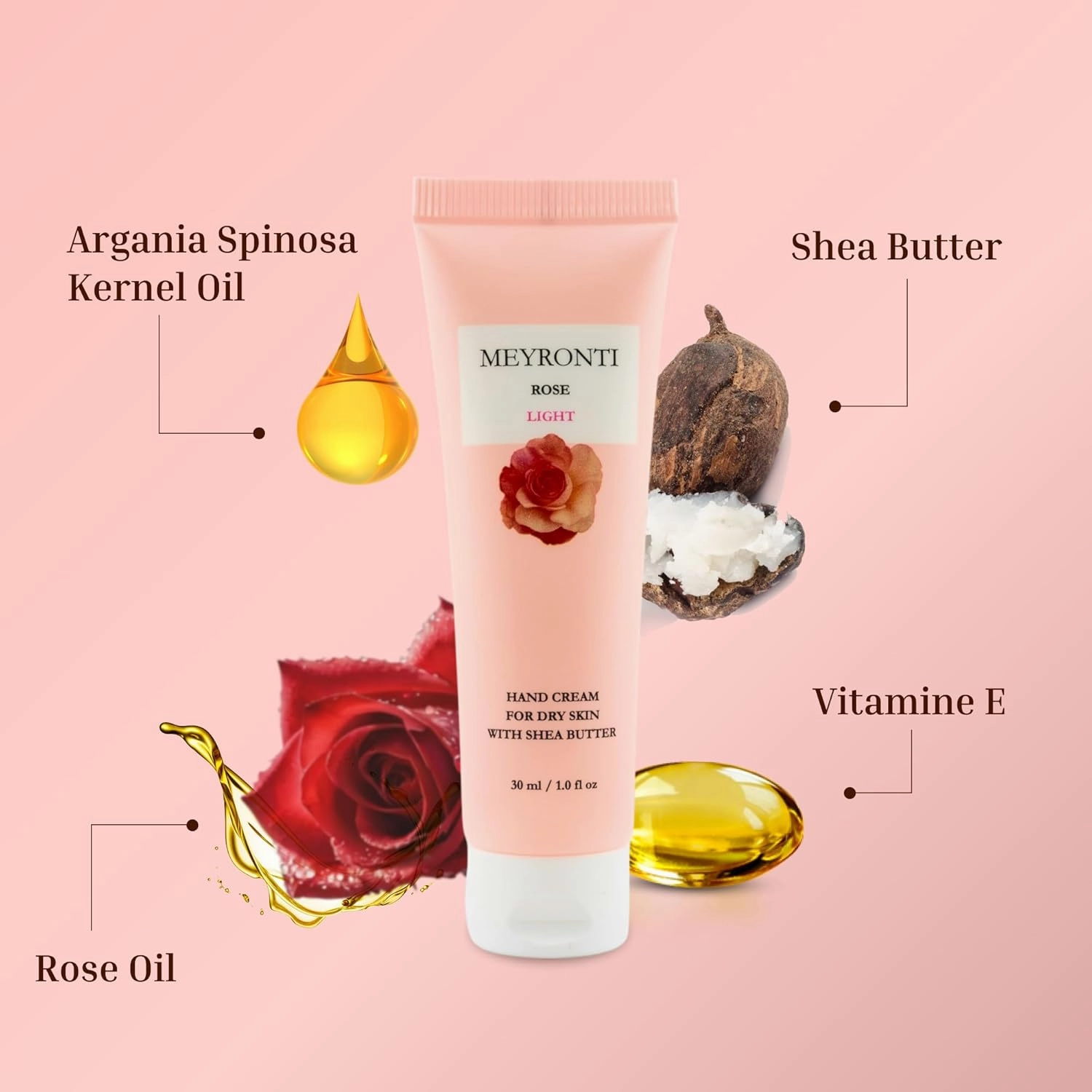 Hand Cream For Dry Cracked Hands, Lotion gift set for women, Mini Purse Essentials Hand Cream Set, Travel Size Moisturizer, Lotion For Extremely Dry Skin 3 x 1oz / 30ml