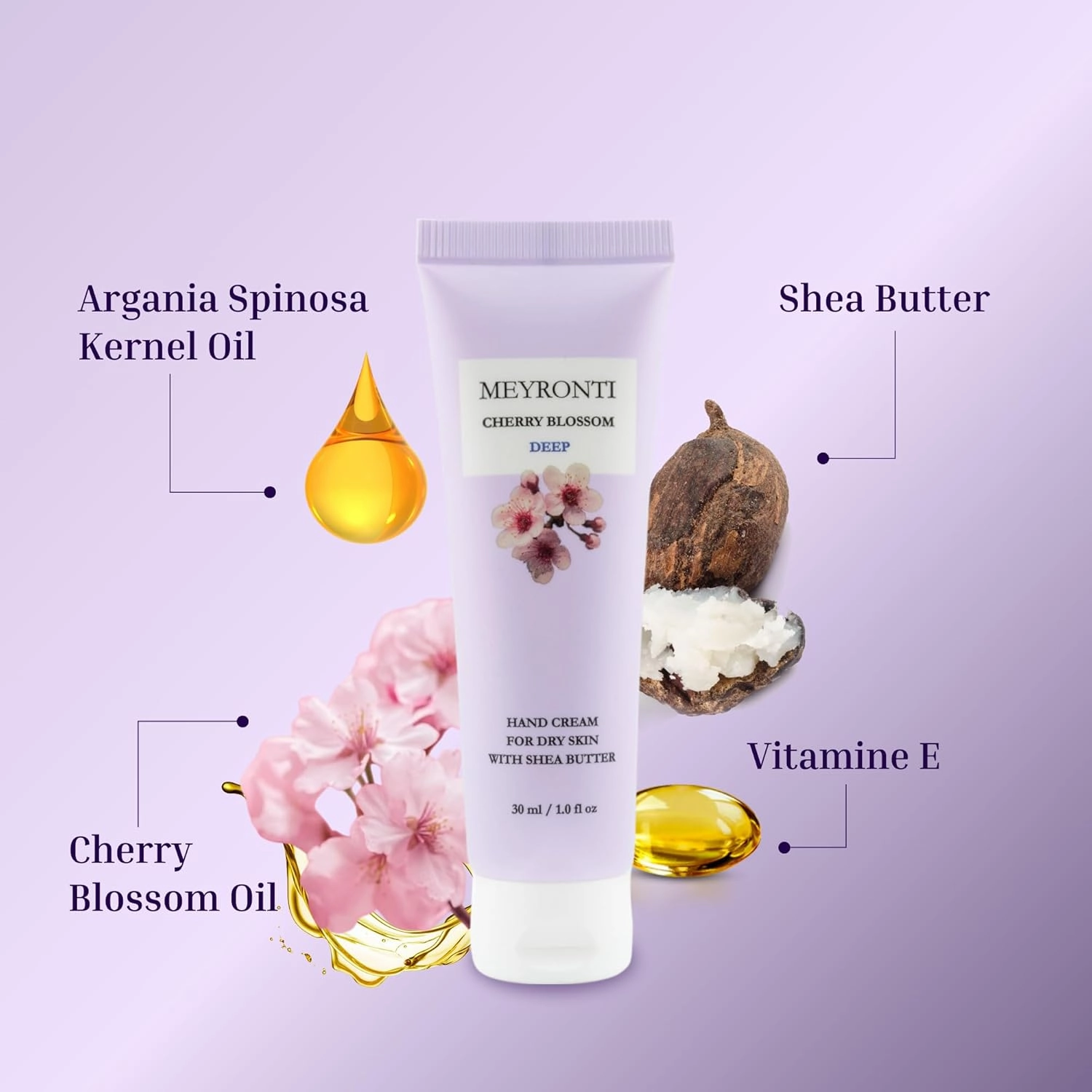 Hand Cream For Dry Cracked Hands, Lotion gift set for women, Mini Purse Essentials Hand Cream Set, Travel Size Moisturizer, Lotion For Extremely Dry Skin 3 x 1oz / 30ml