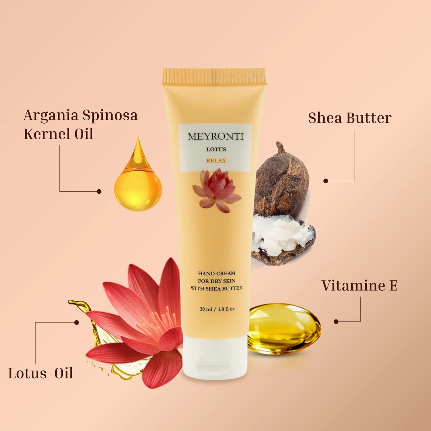 Hand Cream For Dry Cracked Hands, Lotion gift set for women, Mini Purse Essentials Hand Cream Set, Travel Size Moisturizer, Lotion For Extremely Dry Skin 3 x 1oz / 30ml