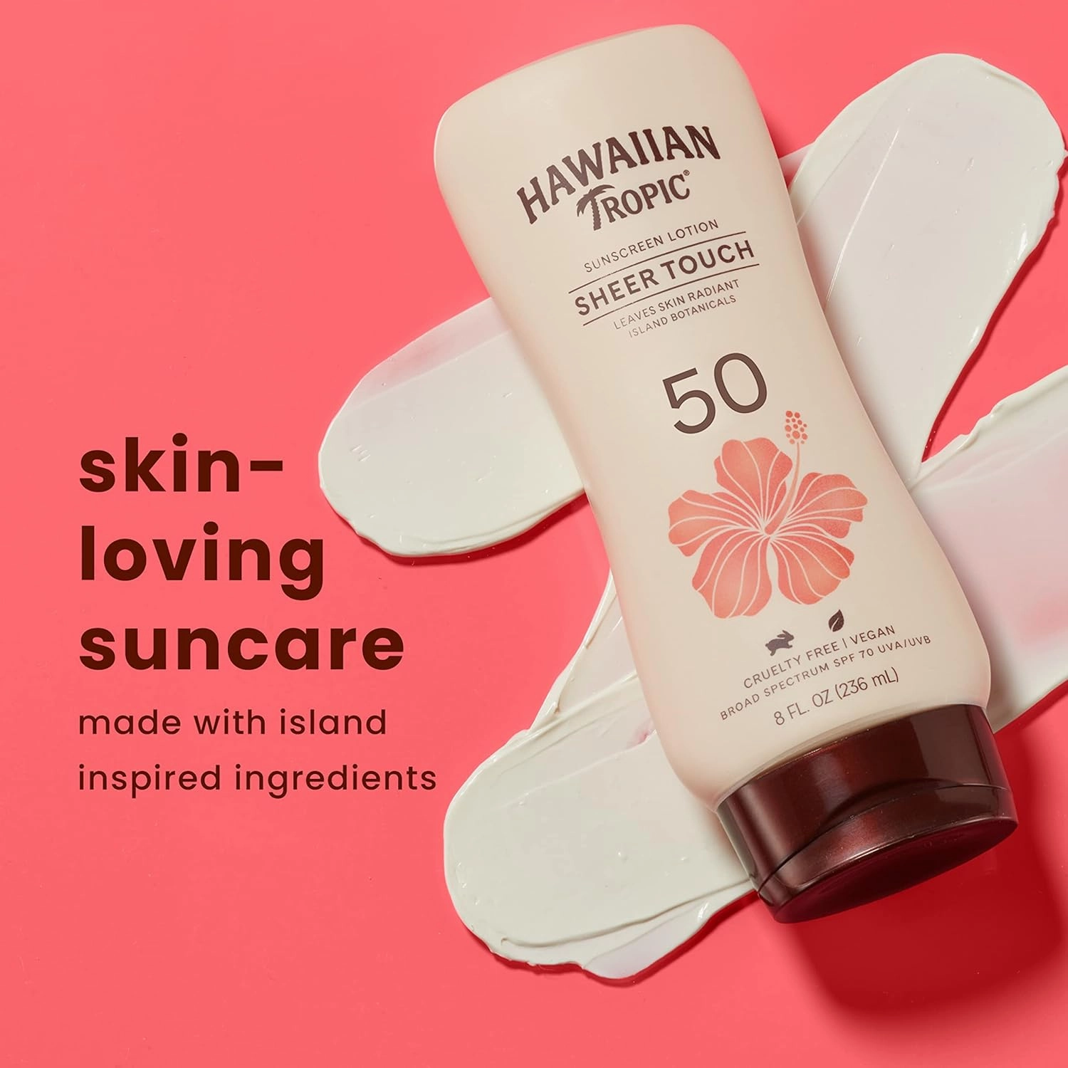 Hawaiian Tropic Sheer Touch Ultra Radiance SPF 50 Sunscreen Twin Pack & After Sun Body Butter with Coconut Oil, 8oz each