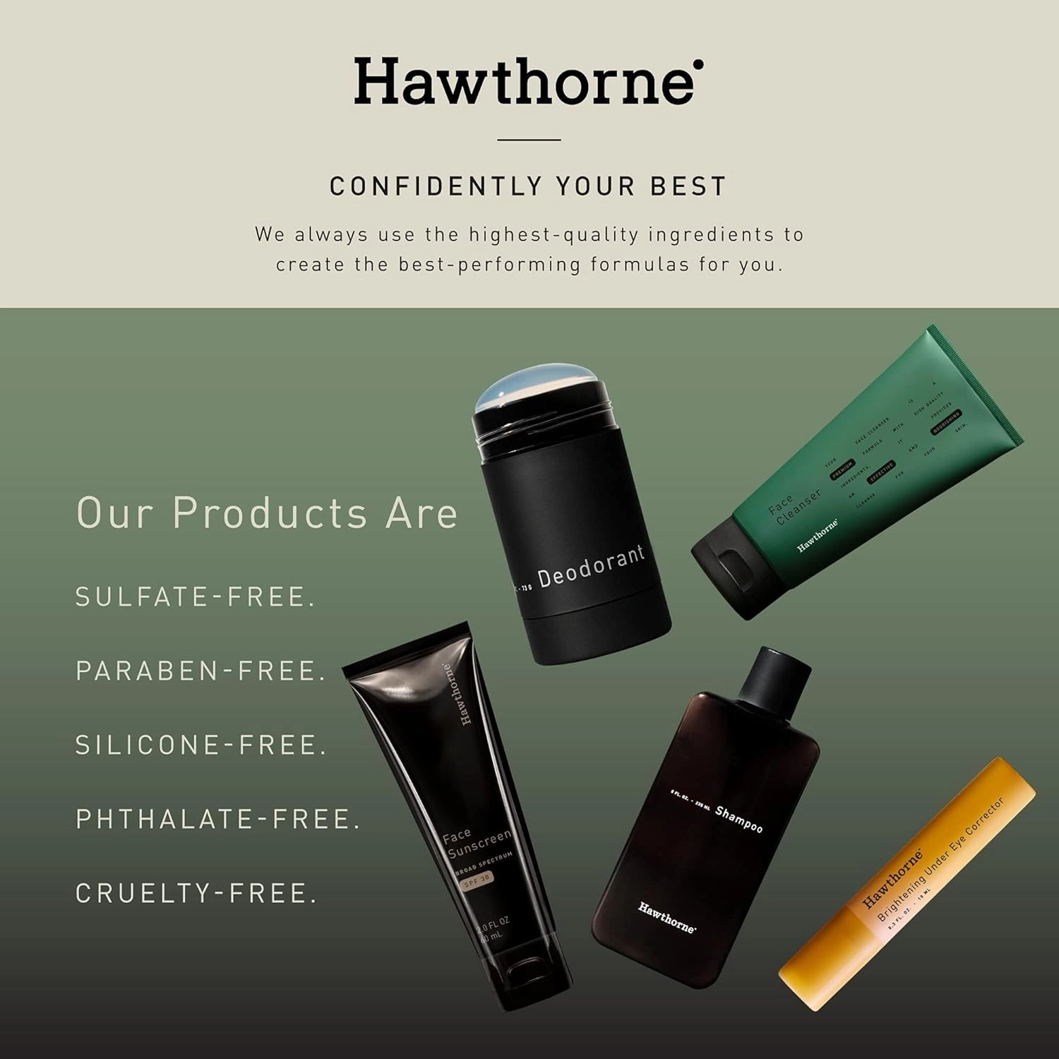 Hawthorne Men’s Medium Weight Face Lotion with Aloe and Tiger Grass | Face Cream Moisturizer for Normal to Dry Skin | 4 FL OZ (Medium, Aloe Vera) (Medium, Aloe Vera)