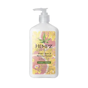 HEMPZ Body Lotion - Pink Citron & Mimosa Flower Daily Moisturizing Cream, Shea Butter Hand and Body Moisturizer - Hemp Extract Lotion - Skin Care Products, Pure Organic Hemp Seed Oil - 17 Fl Oz