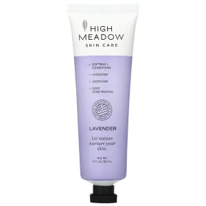 High Meadow Lanolin Skin Cream - Deep Hydration Formula for Soft, Radiant Skin Care - Repairs Dry and Cracked Skin on Hands, Feet & Elbows - Multi-Purpose Soothing Lotion - 3.0 Oz Lavender Moisturizer