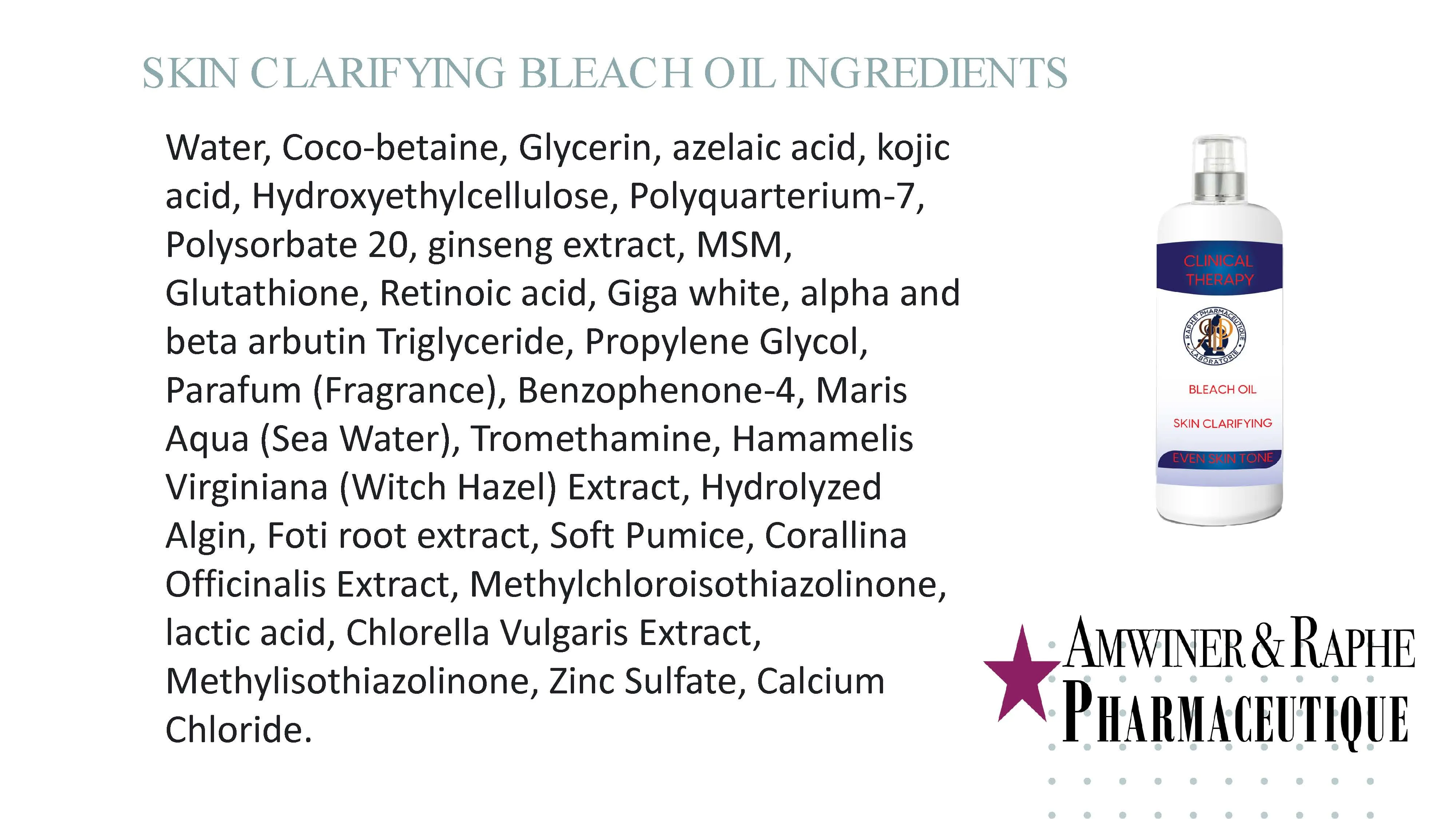 High Potency Skin Clarifying Serum Natural Skin Softening Oil 240 ML/8 FL OZ