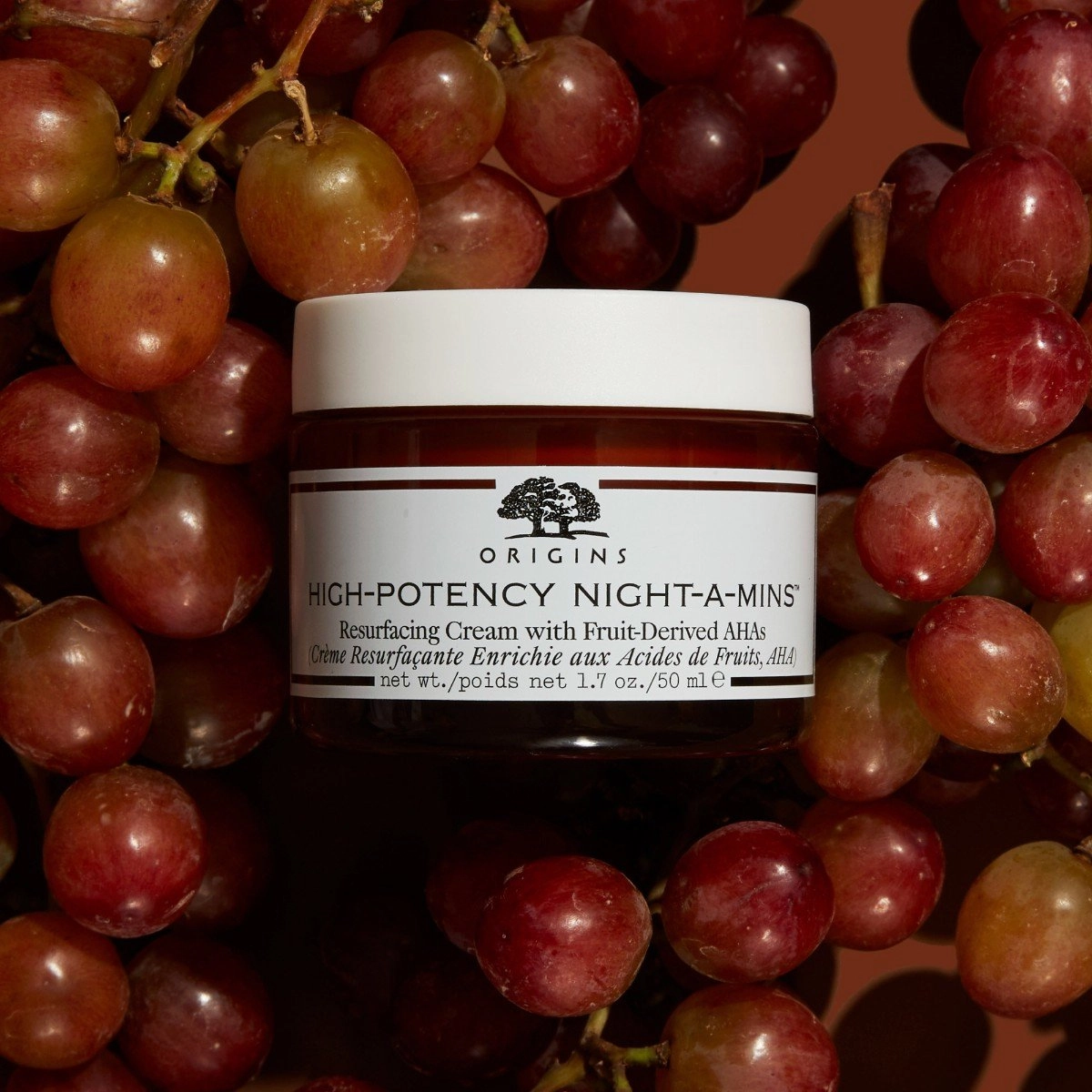High-Potency Night-A-Mins Resurfacing Cream with Fruit-Derived AHAs - 50ml