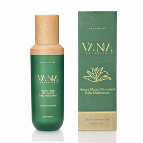 Honey Matte Oil-Control Daily Moisturizer - 50ml Cream with Hyaluronic Acid, Honey Matte, Milk Thistle Oil