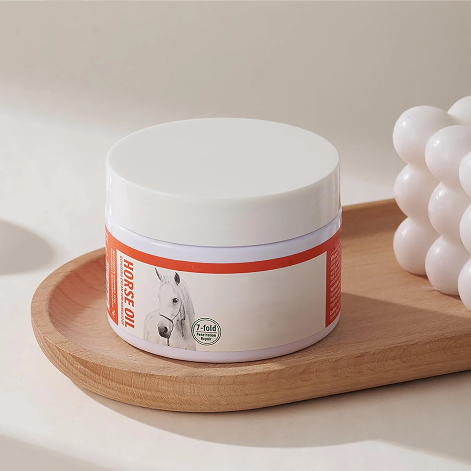 Horse Oil Moisturizing Cream Horse Oil Cream,220ml Moisture Skin Cream Horse Oil,Japanese Horse Oil Face Cream,Horse Cream For Face,Nourish And Moisturize (1PC)
