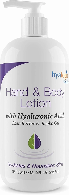 Hyalogic Episilk Hand & Body Lotion – Great Body & Hand Lotion with Hyaluronic Acid – Shea Butter & Jojoba Oil Skin Care Lotion for Men & Women (10oz)