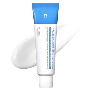 Hyaluronic Acid 9 Cream, Vitamin B5, Collagen, Niacinamide, Centella Asiatica Extract, Long-lasting Hydration, Daily Moisturizer Face Cream, Korean Skin Care, 50ml, 1.69 fl.oz.