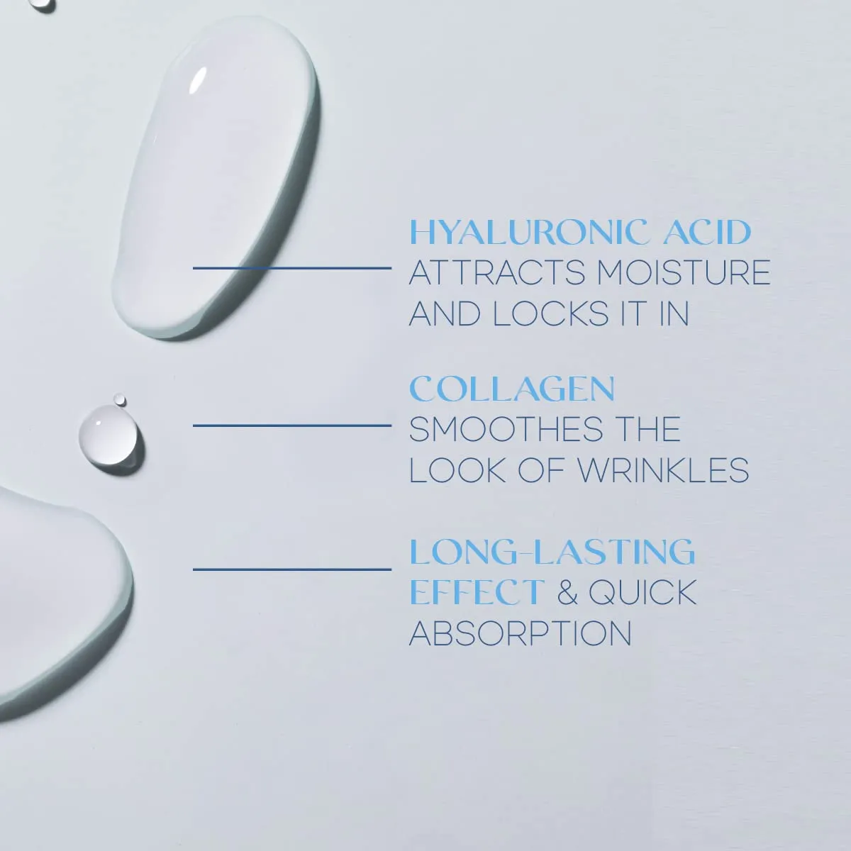 Hyaluronic Acid & Collagen Day & Night Face Moisturizer - Dermatologist Tested, Hydrating, Anti-Aging, Clean Beauty, Cruelty-Free, Korean Skincare for All Skin Types - 1.69 Fl oz (2-Pack)