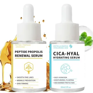 Hyaluronic Acid Serum, Hydration & Wrinkle Renewal Serum, Anti Aging Facial Serum, Deep Moisturizing & Skin Renewal, Suitable for All Skin Types, 1.69 fl.oz (2)