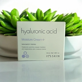 Hyaluronic Acid Moisture Cream , 50ml, Facial Moisturizer for Dry and Sensitive Skin, K Beauty