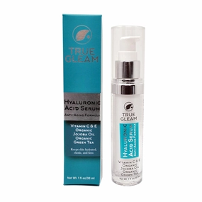 Hyaluronic Acid Serum for Face, Anti Aging Skincare Serum and Moisturizer to Reduce Wrinkles with Vitamin C, Green Tea, Jojoba Oil, Vitamin E, and Salicylic Acid