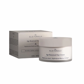 Hyaluronic Acid Youth Renewal Day Cream | Anti-Aging Moisturizer for Wrinkles and Fine Lines | Hydrating, Firming, and Smoothing Skin Care Treatment | Hydrolyzed Collagen 1.7 Fl Oz